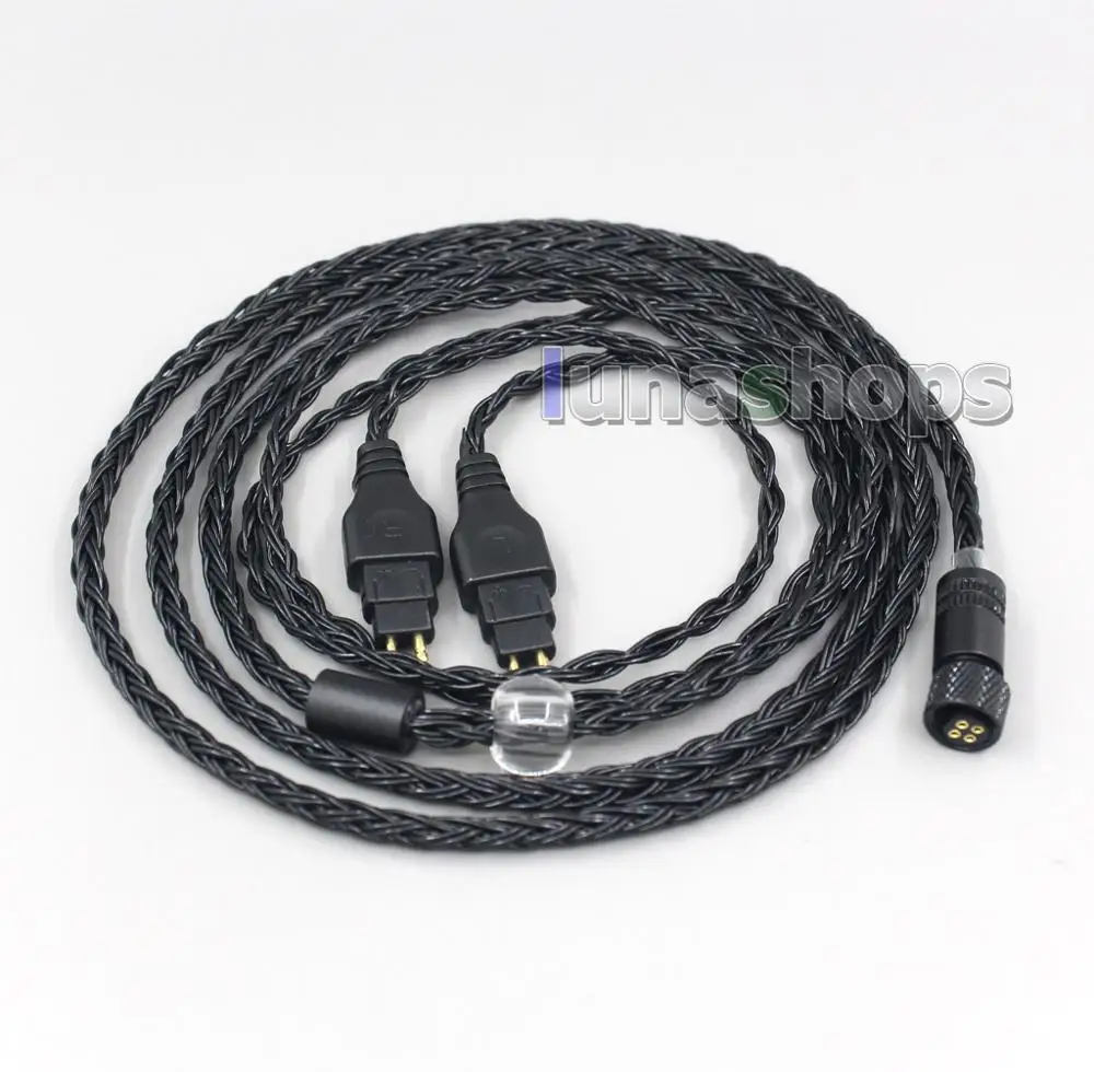 16 Core черный OCC удивительный All In 1 заглушка для разъема наушников кабель Sennheiser HD580