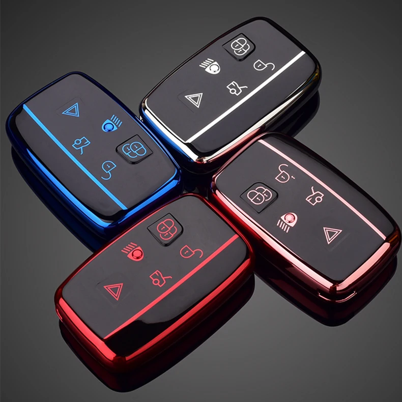 Чехол для ключей ZOBIG из ТПУ для Land Rover A9 Range Rover Sport 4Evoque freelander 2 для Jaguar XE XJ Xjl XF C-X16