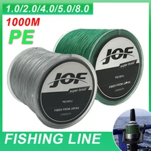 4 Strands Braided Fishing Line Multifilament 1000M Carp Fishing Japanese Braided Wire All For Fishing Accessories Dropshipping