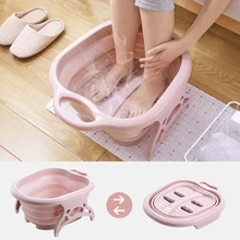 Складная Большая увеличивающая рост ванночка для ног, простое массажное ведро с пеной, пластиковая ванночка для ног, пластиковая раковина для умывальника