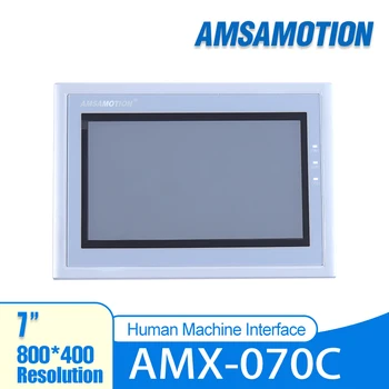 AMSAMOTION AMX-070C 7'' Inch HMI Touch Screen 800*480 Ethernet Port Human Machine Interface Touch Panel Samkoon SK-070HS