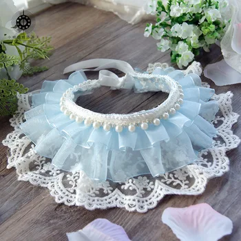 

Dog Saliva Towel Princess Bear Lace Pet Scarf Bib Cat Dog Collar Jewelry