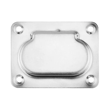 

Hot Silver Boat Marine Locker Handle Fitting Spring Recessed Hatch Flush Durable Cabinet Stainless Steel Lift Pull Ring Hardware