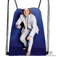 Изготовленная на заказ Evan-Peters походная сумка на шнурке милый рюкзак для детей(черная спинка) 31x40 см#180611-01-15