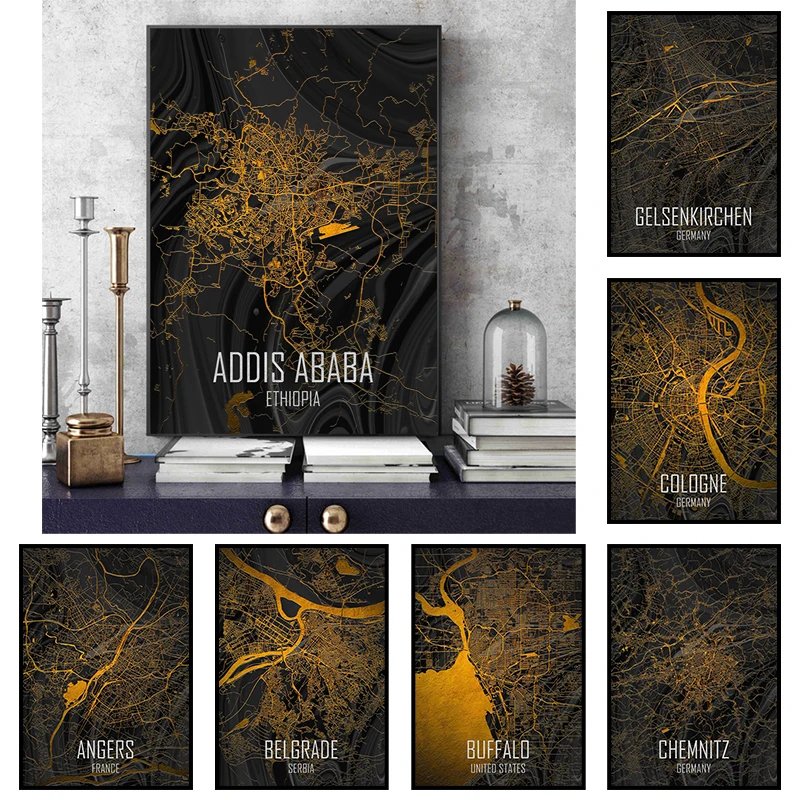 Современные декоративные картины на стену Германия Санта-Барбара США Декор для