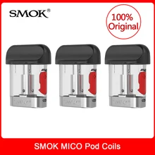 SMOK MICO Pod катушки mico сетка обычный керамический Pod картридж 1,7 мл электронная сигарета mico pod испаритель VS novo nord