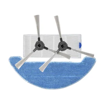 

Robot Vacuum Cleaner HEPA Filter Side Brush Mop Cloth for Dibea D960 DT9 Robot Vacuum Cleaner Parts Accessories Replacement kit