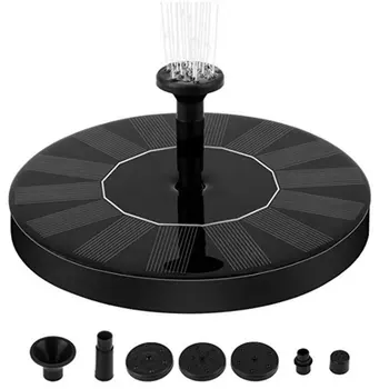 

Mini Solar Powered Fountain Garden Pool Pond Solar Panel Floating Fountain Garden Decoration Fountain set