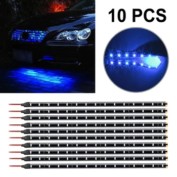 

Front grille Strip Light Vehicle body Under car body Interior 10Pcs set