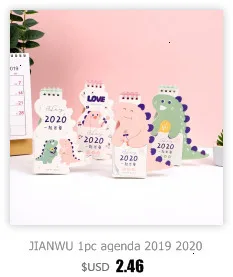 JIANWU креативная простота мини-календари DIY bullet journal стикер график обучения планировщик не липкий