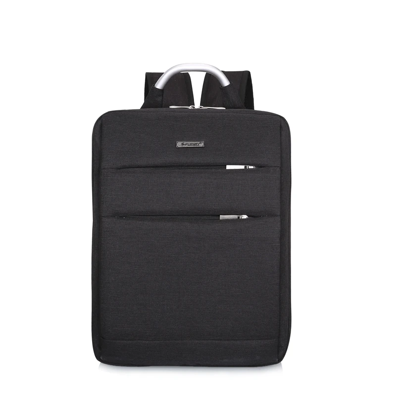 15,6 дюймовый рюкзак для ноутбука, Мужская школьная сумка с зарядкой через usb, водонепроницаемая дорожная сумка для подростков, Мужской мягкий рюкзак с жесткой ручкой Mochila - Цвет: Черный