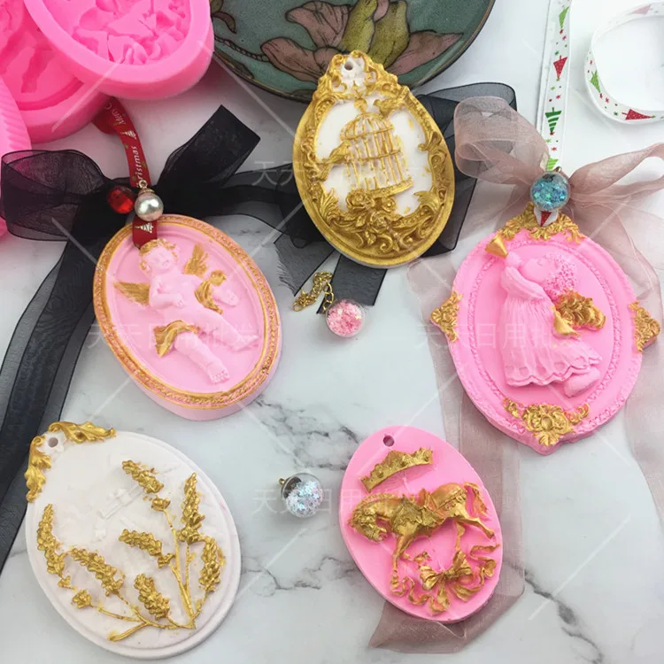 

DIY Angel Silicone Mold Handmade Kitchen Making Breakfast Cake Pastry Pattern Making Cake decorating Tool