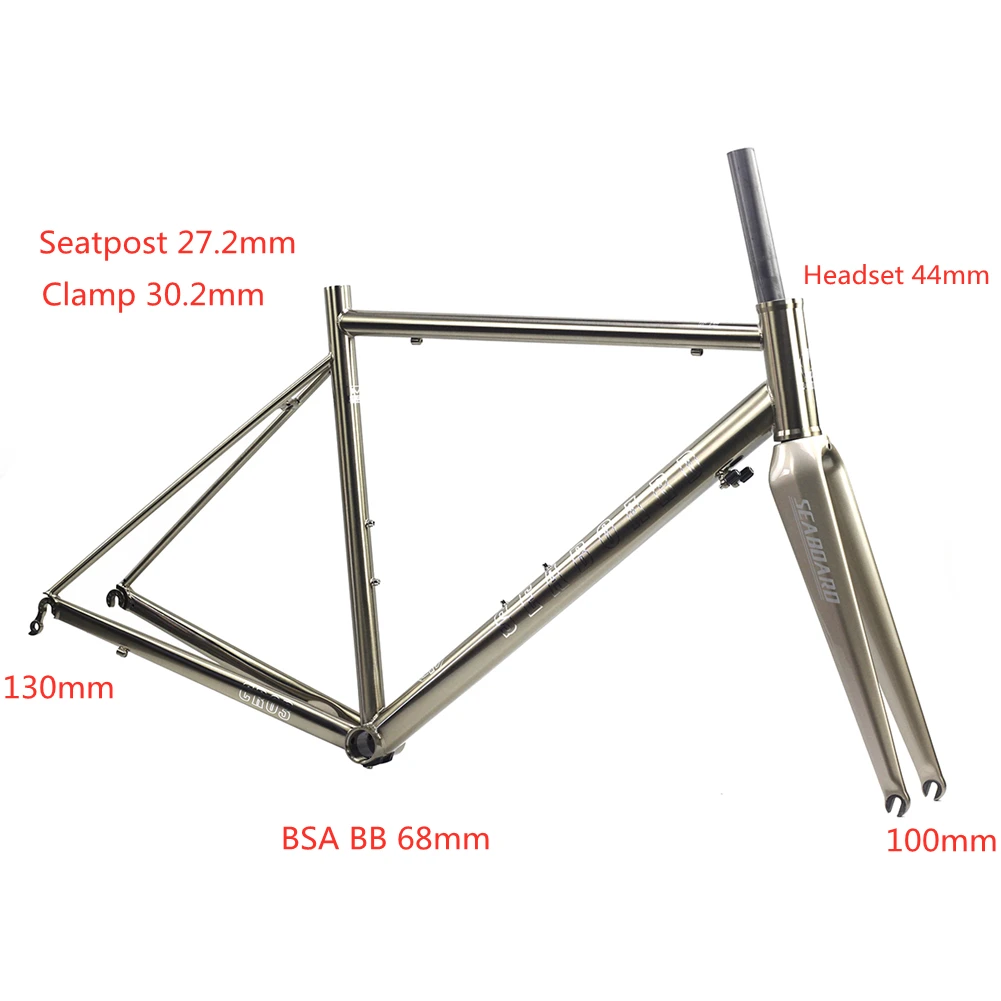 Seaboard Cr03 Road Frame 700c Chrome Steel Frame Carbon Fork Crmo 4130 Bicycle Frame AliExpress