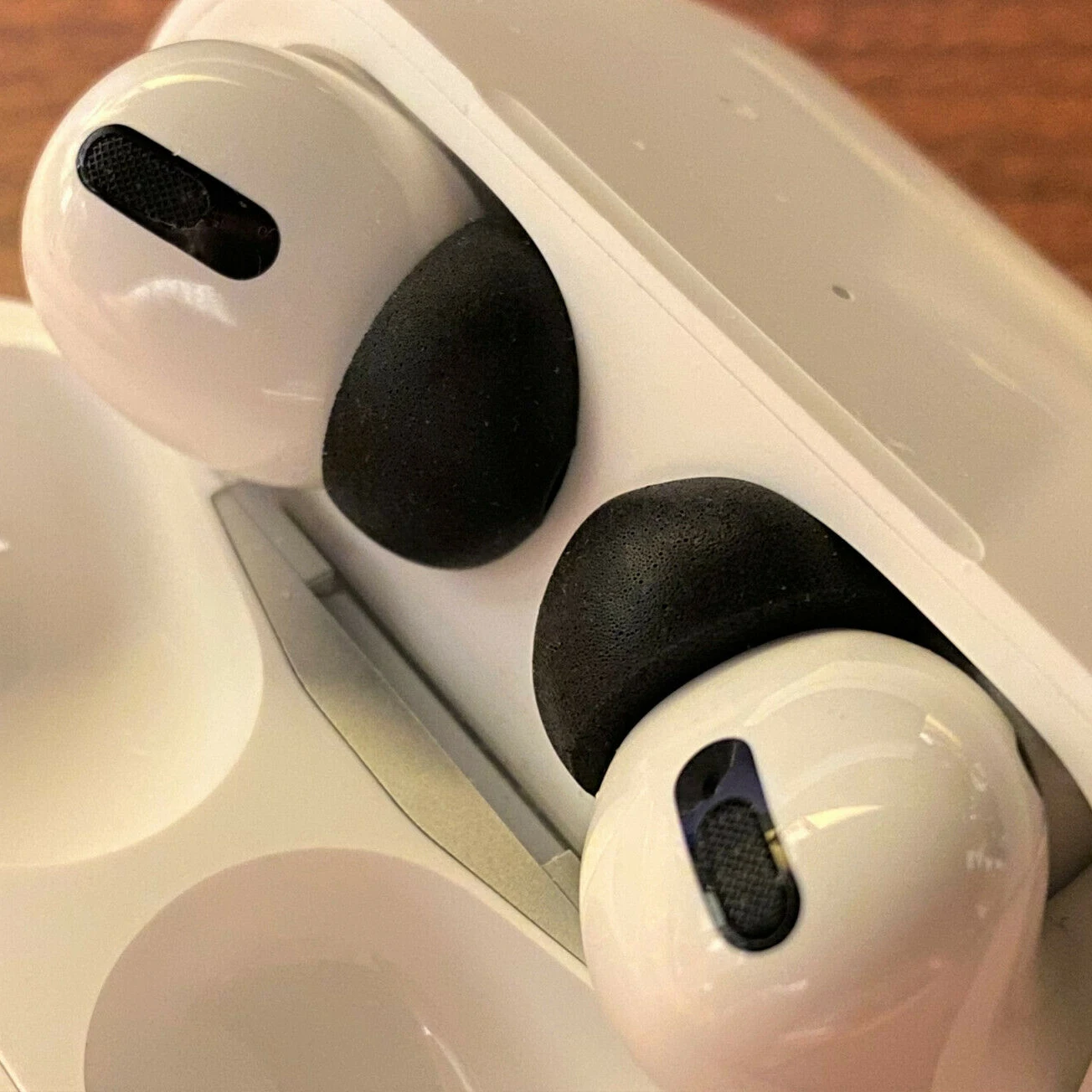 Noise Isolate Premium Memory Foam Tips for AirPods Pro,No Silicone Eartips Pain,Anti-Slip Earplugs,Fit in Charging Case
