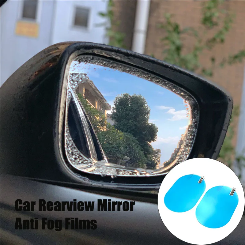 MAZDA CAR SIDE MIRRORS WATER REPEL & ANTI-FOG/FROST FILM ROUND/OVAL 