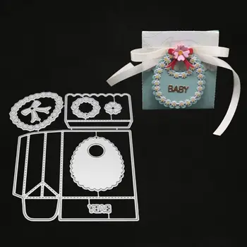 

Candy Box Baby Metal Cutting Dies Stencil Scrapbooking DIY Album Stamp Embossing