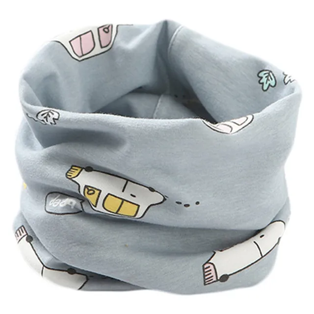 New Autumn Winter Children's Cotton Scarf Cartoon Kids Mufflers Outdoor Windproof Baby Warm Scarf Boys Collar Girls Neckerchief 9