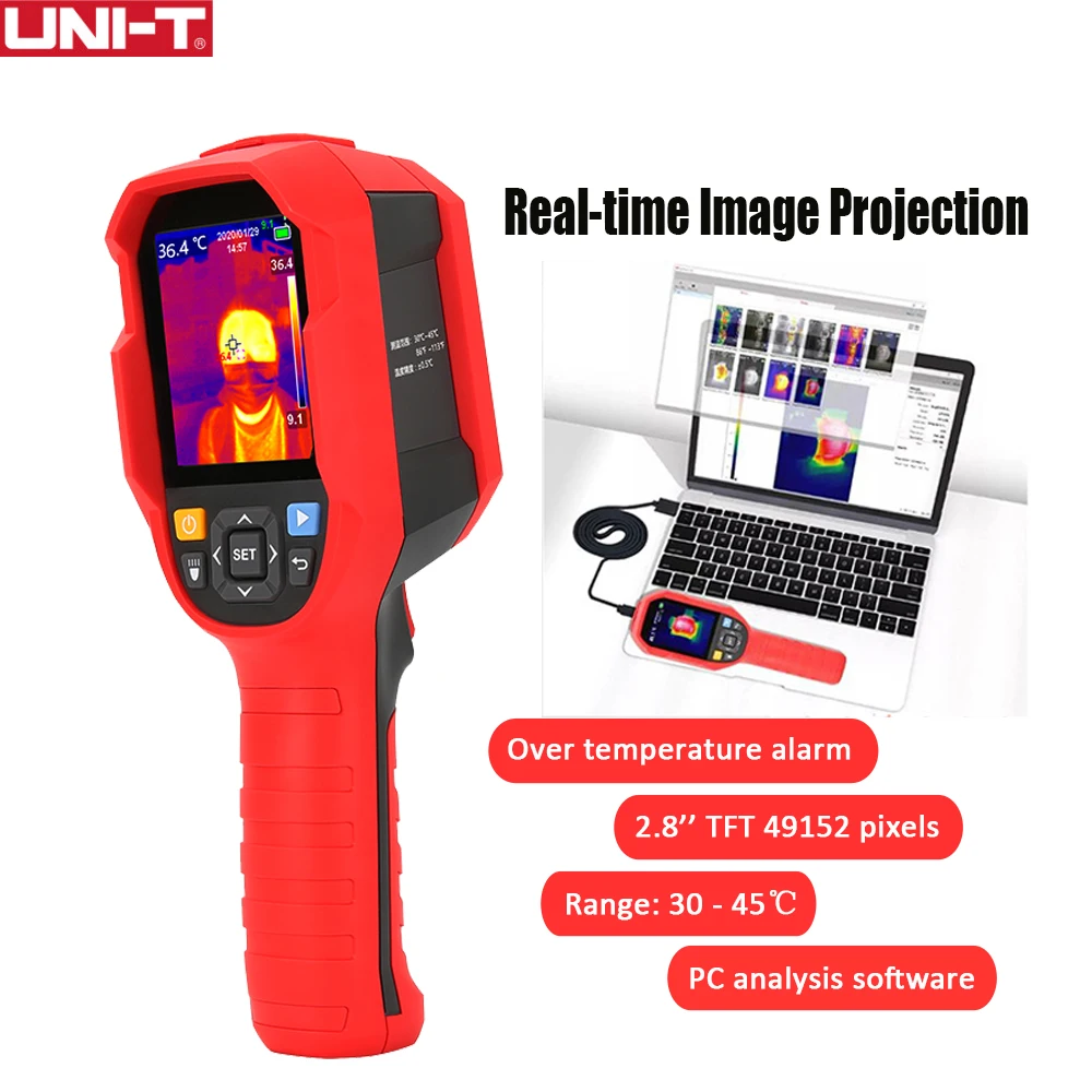 UNI-T UTi260K UTi85H + Инфракрасный Тепловизор термометр камера изображения 30 ℃ ~ 45 тестер