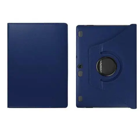 dark blue 360 градусов вращающийся чехол для lenovo Tab 2 A10-70 A10-70L A10-70F 10,1 планшет из искусственной кожи чехол для Tab2 A10-30 X30 X30F+ подставка для ручек - Цвет: dark blue