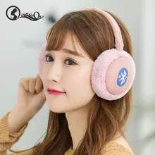 Плюшевые противошумные наушники гарнитура Bluetooth наушники складные теплые Bluetooth наушники беспроводные наушники