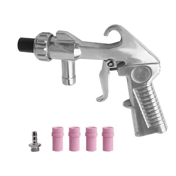 

Portable Siphon Sandblasting Gun Multi-function Die Cast Aluminum High Hardness Pneumatic Sandblasting Rust Blasting Device