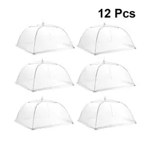 12 шт еда s крышка Пылезащитная многофункциональная анти-мух пищевая крышка еда s крышка фруктовое блюдо Крышка для отеля кухня ресторан