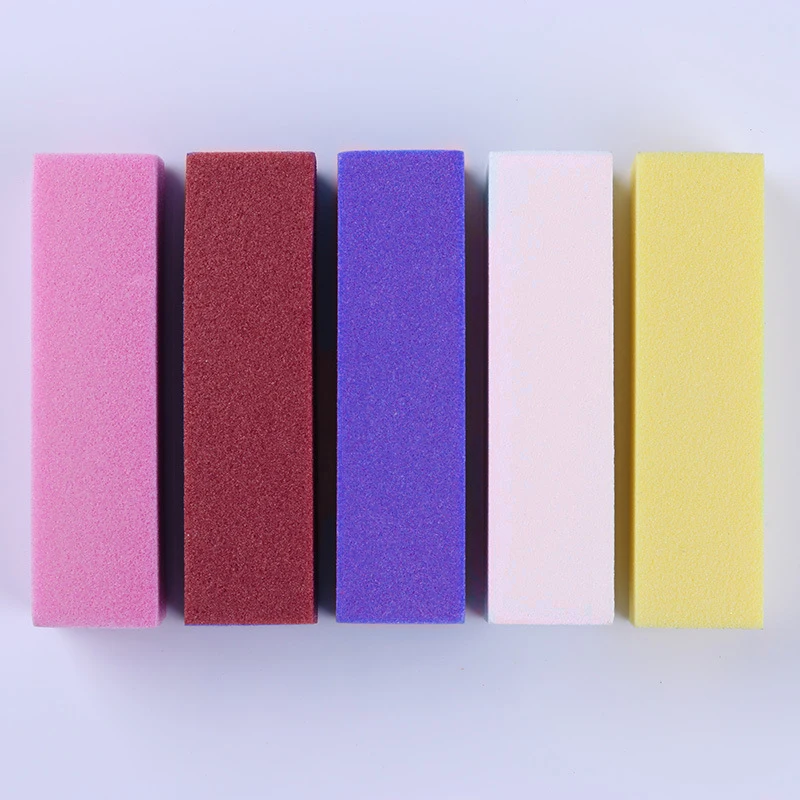 1pcs 6colors for UV Gel White Nail File Buffer Block Polish Manicure Form Nail Buffers File Pedicure Sanding Nail Art Tool
