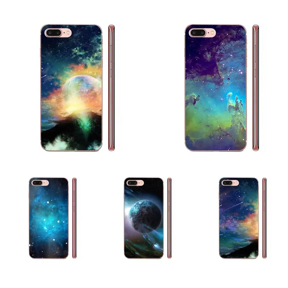 For Xiaomi Redmi Mi 4 7A 9T K20 CC9 CC9e Note 7 8 9 Y3 SE Pro Prime Go Play TPU Phone Colorful Space Galaxy Universe Picture | Мобильные