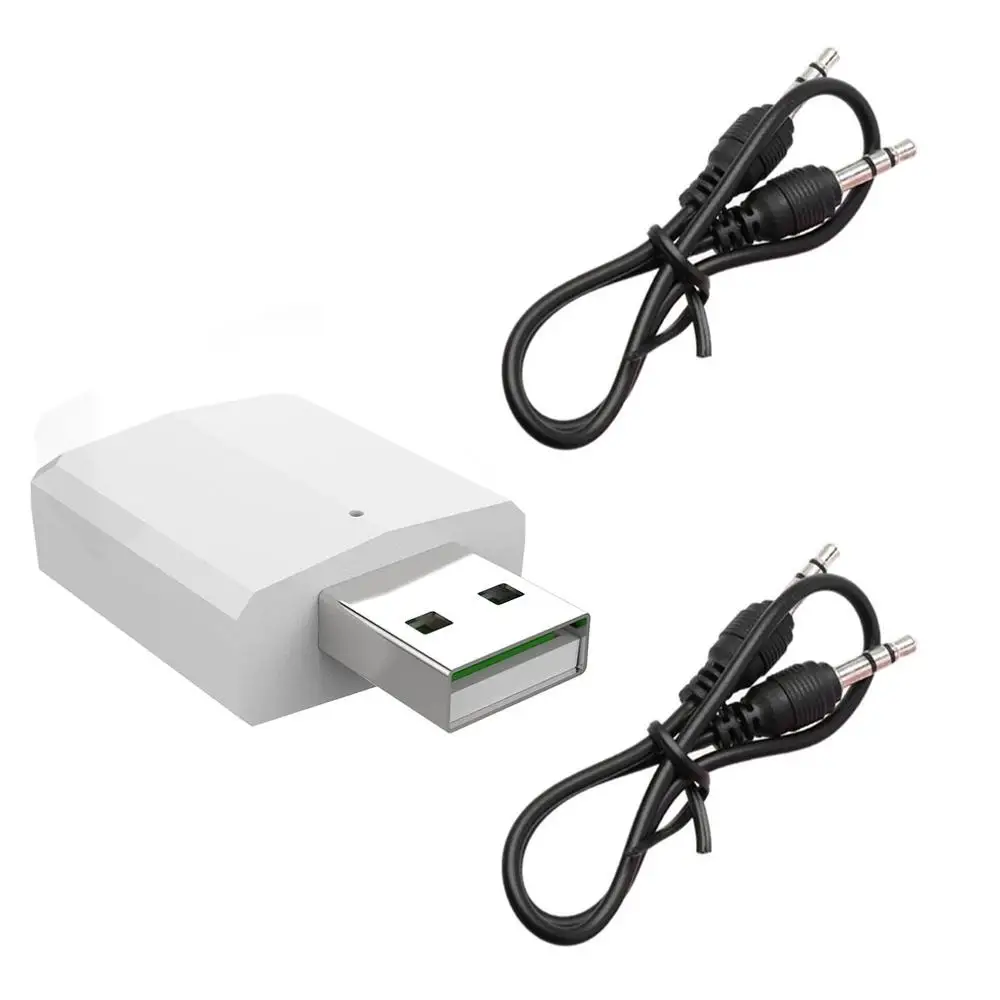 Белый Zf-169 Plus Usb музыкальный аудио адаптер приемопередатчика Портативный Аудио приемник для телефона ПК к динамику мультимедийный плеер - Цвет: Белый