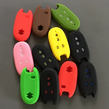 

silicone rubber key cover case shell protector for Suzuki Spacia Stingray Wagon R Alto Solio Concept KCar Automatic door key