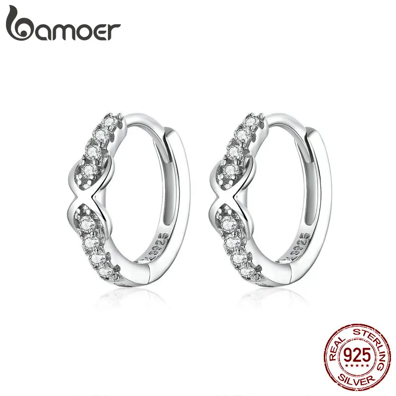 925 Silver Earrings Infinite love Sterling Silver Earrings 925 On Jewelry Women