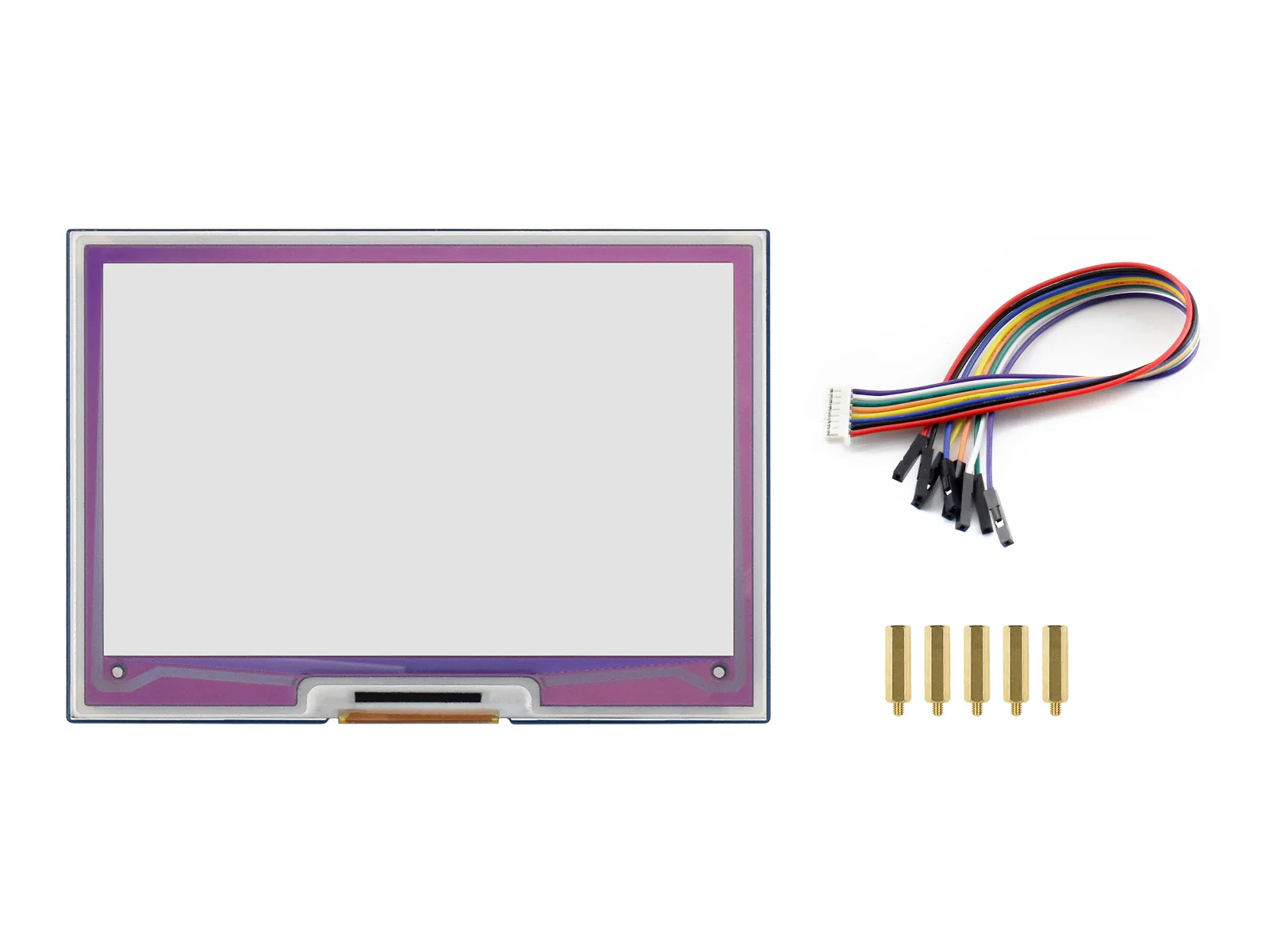 Waveshare 4.01Inch Kleurrijke E-Papier E-Ink Display Hoed For A Raspberry Pi, 640 × 400 Pixels, Acep 7-Kleur, Spi-Interface