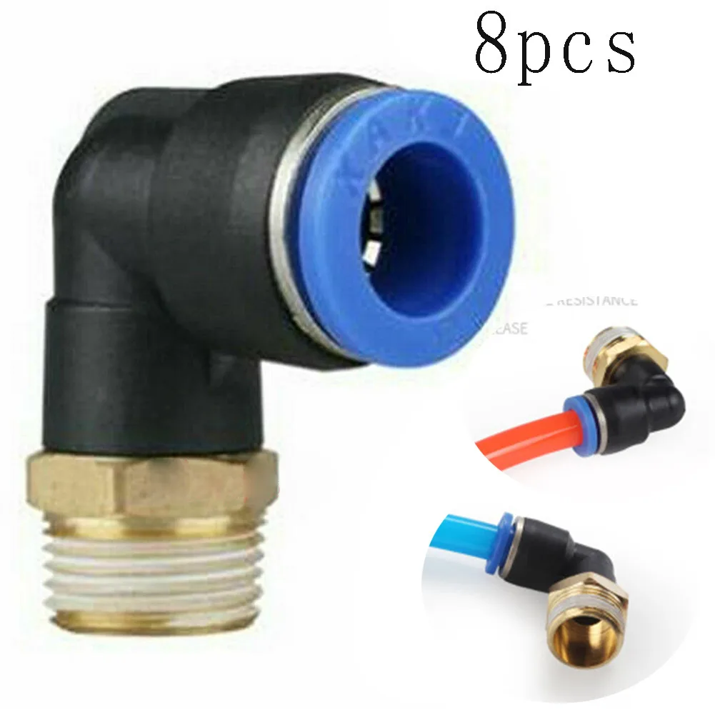 

Durable New Useful Fitting 1/8 L 8PCS 8mm Accessories Changer Machine Connector Tube For Coats Tire Replacement