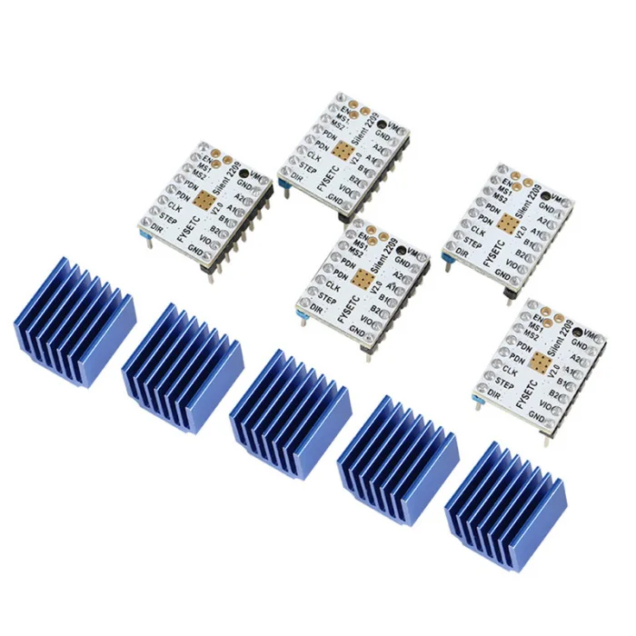 Улучшенный 3d принтер доска MKS Gen L V1.0 контроллер с 5 шт. TMC2209V2.0 для Ramps1.4/Mega2560 R3 DU55