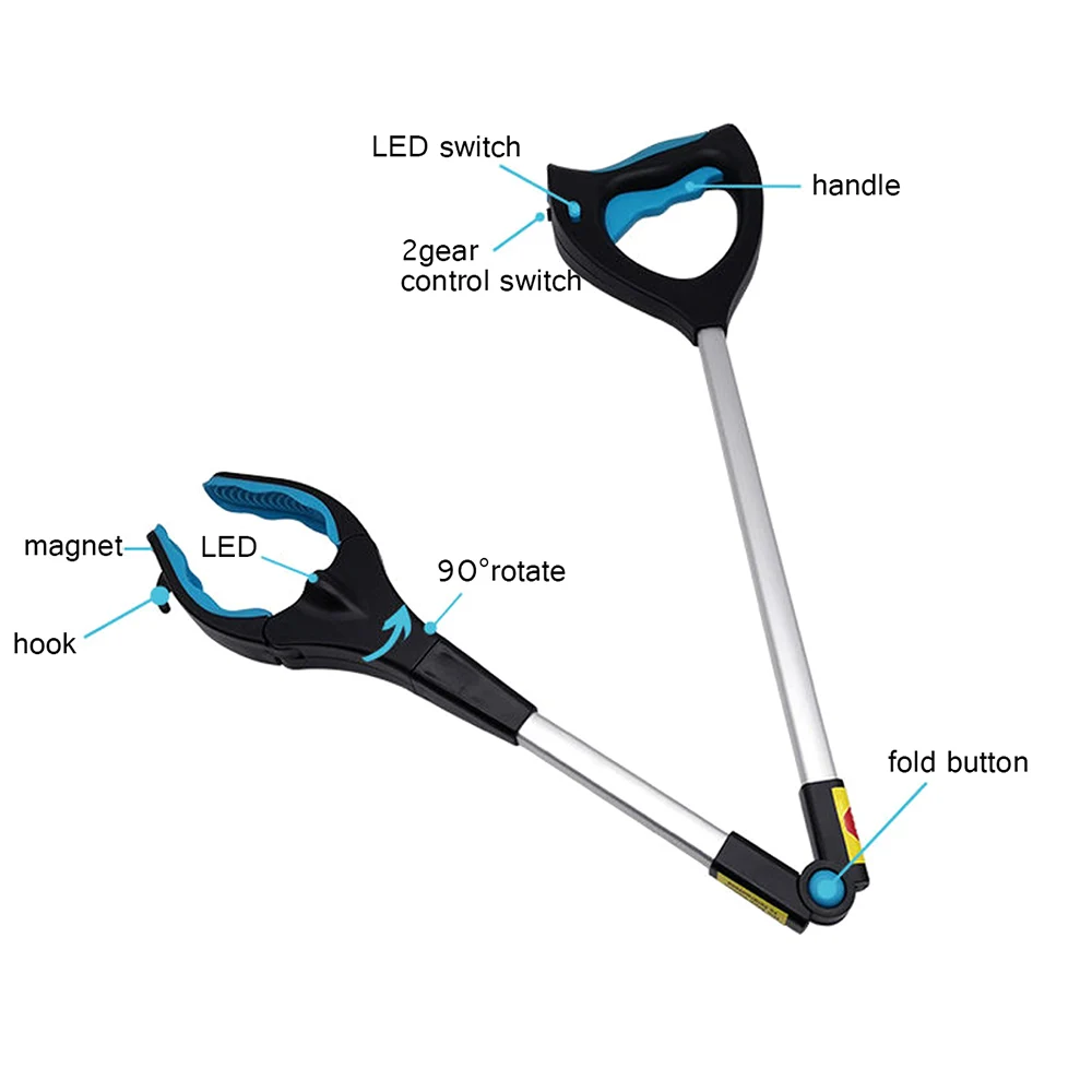 33 &quotдюймовый универсальный мусоровоз складной зажим для сбора с захватом замок