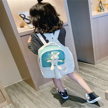 

Cute Animals Cartoon Rabbit Backpack kids Plush Backpack Toy Mini School Bag Children's gifts Kindergarten Student Bags Backpack
