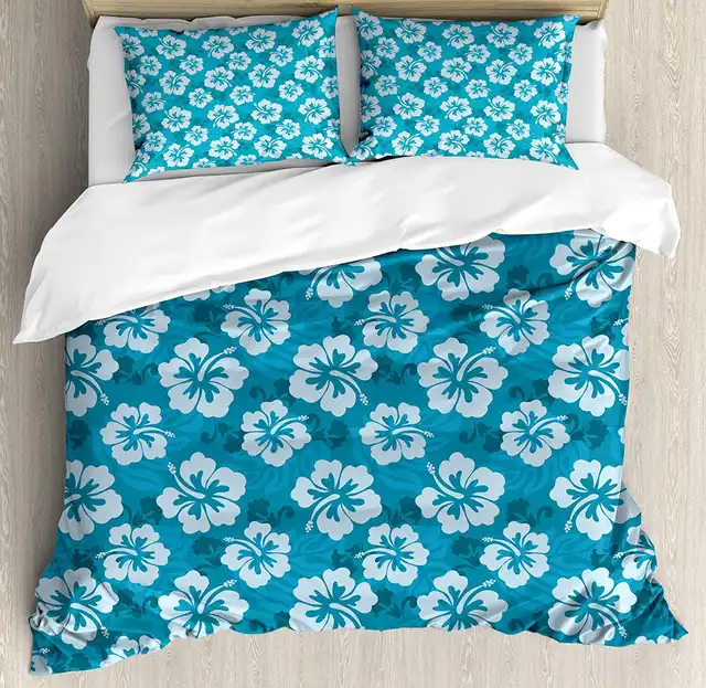 Online Shop Hawaiian Decorations Duvet Cover Set Queen Size