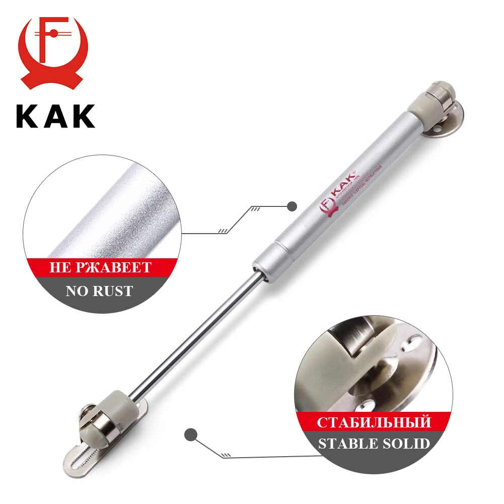 KAK 가스 스프링 캐비닛 힌지, 구리 코어 도어 리프트 지원, 유압 주방 찬장 도어 힌지 하드웨어, 4 팩, 6kg, 10kg, 15kg
