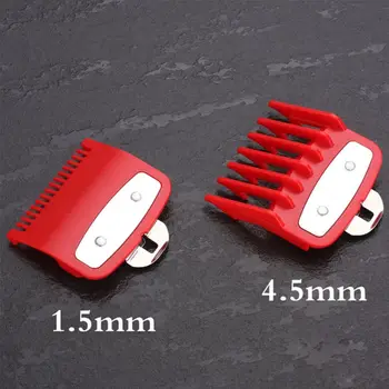 

2pcs 1.5mm 4.5mm Barber Shop Styling Guide Comb Set Hair Trimmer Attachment Hairdresser Clipper Cutting Limit Combs