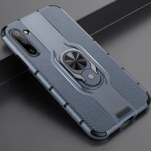 For Samsung Galaxy Note 10 Plus Case Tough Silicone Armor Magnetic Ring Stand Holder Cover Case For Samsung Galaxy Note 10 Case