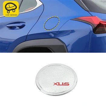 

CARMANGO Car Styling Gas Fuel Tank Cap Cover Trim Frame Sticker Chrome Pad Exterior Accessories for Lexus UX 2019