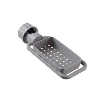 

Multifunction Faucet Drain Storage Rack Plastic Detachable Sponge Organizer Dishcloth Holder for Kitchen