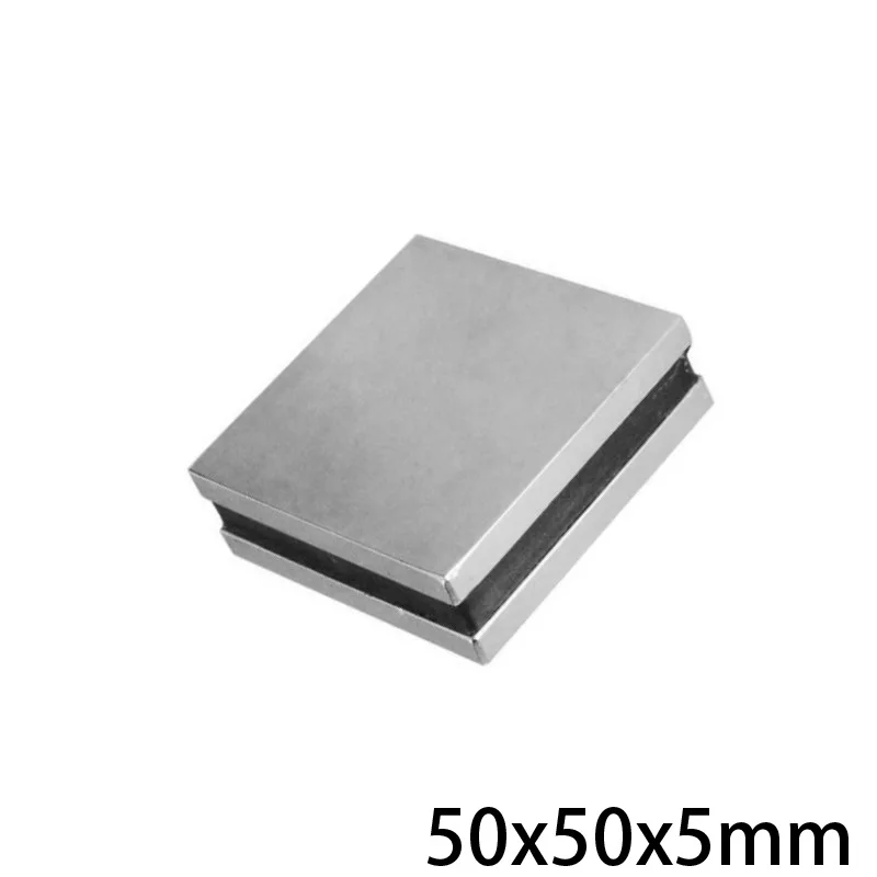 1/2/3/5 шт. 50x50x5 супер кубовидный блок магнитный мм неодимовый магнит 50 * Постоянные