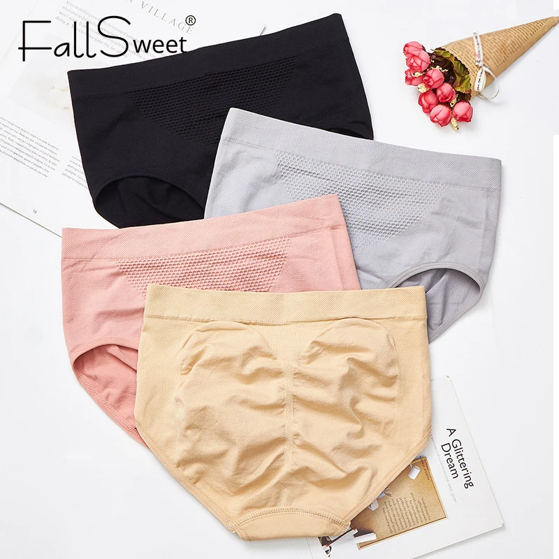 Buy FallSweet No Show High Waist Briefs Underwear for Women