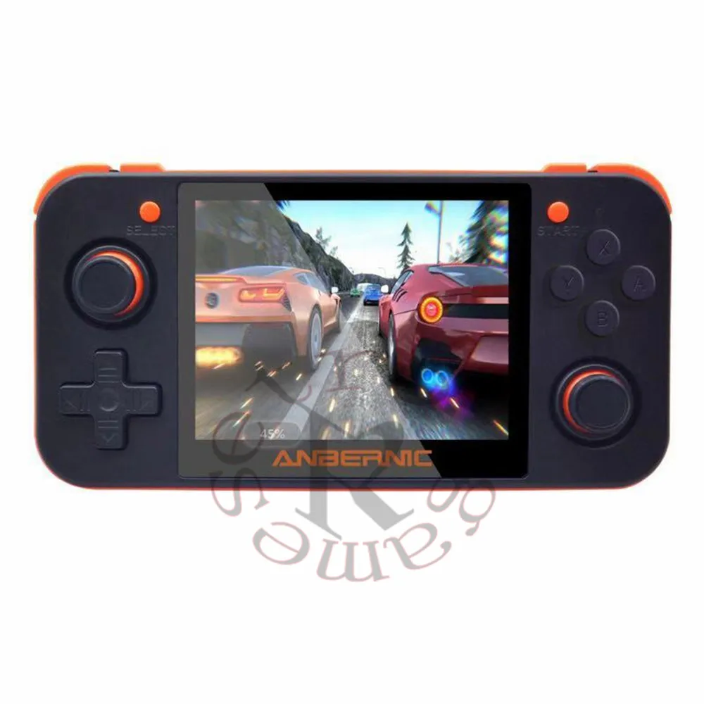 Игровая консоль RG350 в ретро стиле портативная игровая мини приставка 64 бита 3 5