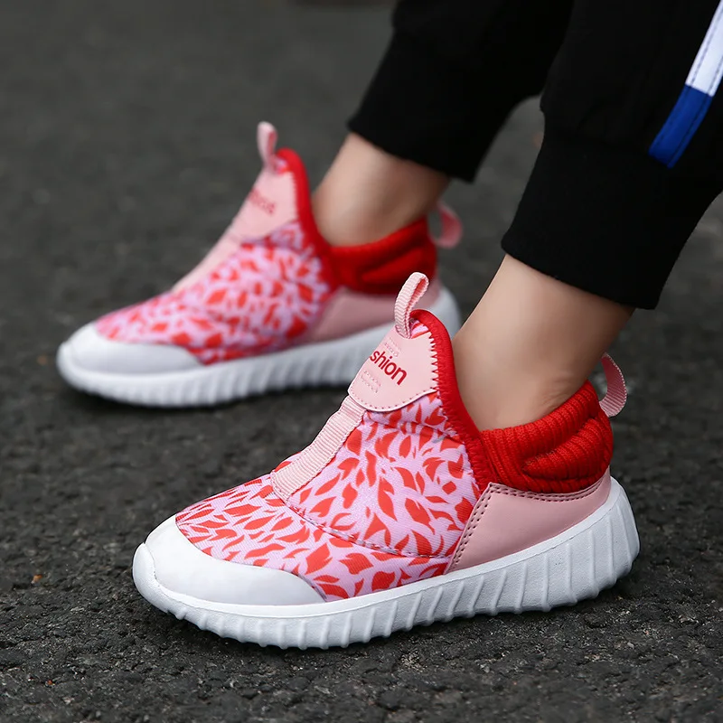 

Fashion Network Surface BOY'S Shoe 2019 Autumn New Style Children Sports Shoes Men's Korean-style Women's Children's Tennis Shoe