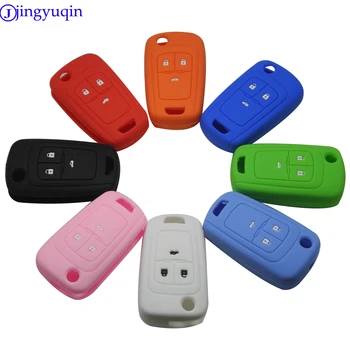 

50pcs Silicone Car Styling Cover Case For chevrolet Cruze 2013 Spark Onix Silverado Volt Camaro Aveo Sonic Remote Key shell