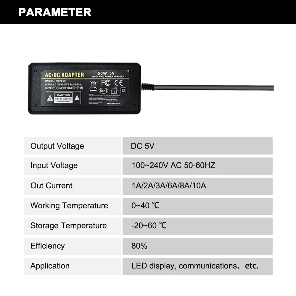 ac220v adaptador para ws2812b ws2813 sk6812 individualmente endereçável luz de tira