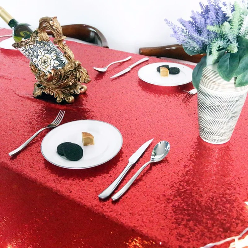 Розовое золото, с пайетками скатерть блестящая круглая прямоугольная вышитая круглая прямоугольный стол ткань для свадебной вечеринки Рождественское украшение 10 цветов размер можно настроить TC009