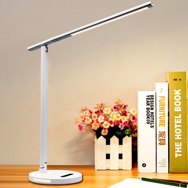 Three Stop Adjustable Eye Protection Charging Desk Lamp Folding Work